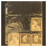1940 Play Ball Baseball Cards, 32 total in mixed c