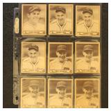 1940 Play Ball Baseball Cards, 38 total in mixed c