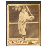Hank Greenberg 1940 Play Ball Baseball Card #40