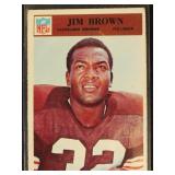 1966 Philadelphia Jim Brown Card, light wear at ed