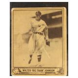 Walter Johnson 1940 Play Ball Baseball Card #120,
