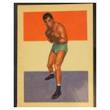 Joe Louis Boxing 1956 Topps Adventure Gum Card #41
