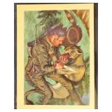 Davey Crockett 1956 Topps Adventure Gum Card #59 f