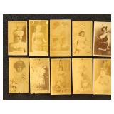 1890s Actress Tobacco Cards 10 different in mixed