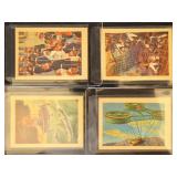 1956 Topps Adventure Gum Cards 8 different fresh a