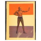 Jack Johnson Boxing 1956 Topps Adventure Gum Card