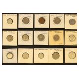 Canada Coins in dealer flips, mostly with identifi