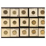 US Coins Silver Jefferson Nickels World War II era