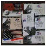 US Coins Silver Quarter Proof Sets: 7 different in
