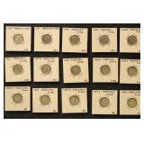 US Coins Mercury Dimes 1930s-1940s in flips with i