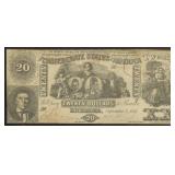 Confederate States of America Paper Money #T37 $5