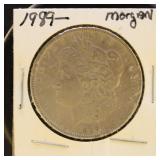 US Coins 1889 Morgan Silver Dollar, circulated
