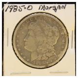 US Coins 1885-O Morgan Silver Dollar, circulated