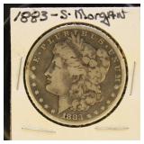 US Coins 1883-S Morgan Silver Dollar, circulated