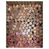 US Coins Penny Rolls Hoard in Medium Flat Rate Box