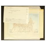 Original Art for Egypt 1997 Unreleased Stamp, sign