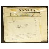 Final Art for Lesotho 1980 Stamp & Text overlays w