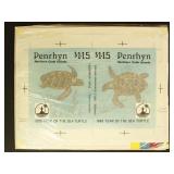 Final Art for Penrhyn Islands 1995 Stamp & Text ov