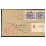 Papua & New Guinea #O11 pair tied by Bwagaoia Dec