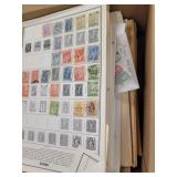 Worldwide Stamps on stock, album, and other pages,