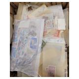 Worldwide Stamps in glassines & dealer cards thous