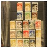 Belgium 1897 Brussels Expo Poster Stamps group of