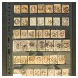 US Stamps 1860s-1890s Fancy Cancels, 125+ on varie