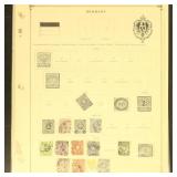 AMG & Germany Stamps with empty Bush album, some A