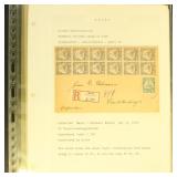 Nauru cancels on Marshall Islands Stamps on Covers