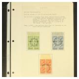 Nauru Stamps earliest known cancels on #1, 2, 6 Us