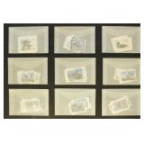 US Stamps State Waterfowl Stamps mostly 1985-1991,