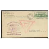 US Stamps #C18 First Day Cover baby Zeppelin, with