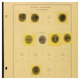 US Official Cut Squares Collection 1870s CV $325+