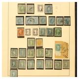 CSA Stamps 1860s collection with lots of duplicate