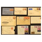 Great Britain Stamps Covers incl #O54 pair tied on