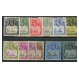 Ascension Stamps #10-21 Mint Hinged 1924-1933 Seri