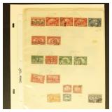 US Stamps 1890s-1930s accumulation of Used and Min