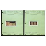 Worldwide Stamps on old Latherow auction pages wit