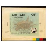 Original Art 4 Hand painted Design for Aitutaki Co