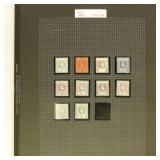 Fiji Stamps 1903-1912 Mint Collection on homemade