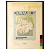 Original Art 12 Hand painted Designs for Aitutaki