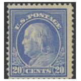 US Stamps #419 Mint Hinged with experts ma CV $190