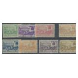 Turkey Stamps #625-632 Mint HR CV $163