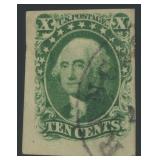 US Stamp #13 Used with PSE certificate CV $750