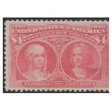 US Stamp #244a Mint LH PSE Graded 85 SMQ $2,750