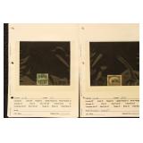 US Stamps on dealer pages with identifications and