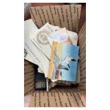 Worldwide Postal History medium flat rate box, a f