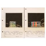 Europe Stamps on dealer pages with identifications