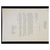 Richard Nixon Signed Document