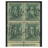 Philippines Stamps #226 Used Imprint Block of 4 wi